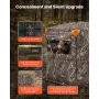 Hunting Blind, 2-3 Person See Through Ground Blinds with Carrying Bag, 360 Degree Portable Camouflage Tent, Durable Concealed Sh