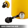 30Ton 10.2 cm Stroke Hollow Hydraulic Cylinder Jack 29937.1 kg Lift Cylinder Industrial Durable Automotive Body Bending