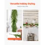 VEVOR Christmas Garland, 1828 mm Realistic Norfolk Pine Garland, Evergreen Real Touch Artificial Faux Greenery Garlands, for Hol