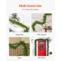VEVOR Christmas Garland, 1828 mm Realistic Norfolk Pine Garland, Evergreen Real Touch Artificial Faux Greenery Garlands, for Hol