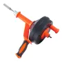 Dræning Auger 25ft, VVS SNAKE MED BORBINDELSE, PLUMBERS SNAKE