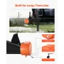 Trailer Lock, Fits 47.5, 50.6 & 58.6 mm Straight Tongue Ball Couplers, Heavy Duty Hitch Lock with 4 Keys Secures Security Chains