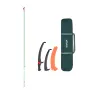 Manual Pole Saw, 118-809.3 cm Extendable Pole Tree Pruner with Scissors, Sharp 65Mn Steel Blade, Lightweight Fiberglass Handle P