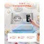 VEVOR Automatisk ismaskine med indbygget kompressor, 2 Quart No Pre-freezing Gelato Maker, Elektrisk Sorbet-Maker, 3 Modes C