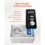 Automatisk ismaskine med indbygget kompressor, 2 Quart No
