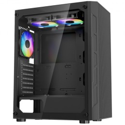 Mid-Tower ATX PC Gaming Case Computer Case Box with 3 x 120 mm ARGB Fans