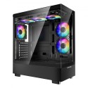 Mid-Tower ATX PC Gaming Case Computer Computer med 6 x 120 mm PWM ARGB-fans