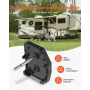 RV Fifth Wheel Landing Gear Box 276602, Universal Mount Steel
