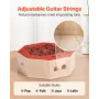 Unik Cajon Box-tromme med interne guitarstrenge, bærbar