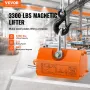 Magnetic Lifter, 3300lbs/1500kg Pulling Capacity, 2.5 Safety Factor, Neodymium & Steel, Lifting Magnet with Release, Permanent L