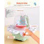 Mini Pottery Wheel, 50 mm and 80 mm Turntables, Adjustable Speed, Electric Clay Wheel for Kids and Beginners, Complete Pottery S