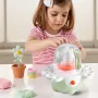 Mini Pottery Wheel, 50 mm and 80 mm Turntables, Adjustable Speed, Electric Clay Wheel for Kids and Beginners, Complete Pottery S