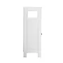 Bathroom Floor Cabinet, 3-Tier, Wooden Storage Organizer with 2 Doors and Adjustable Shelf, Modern Bathroom Furniture Home Decor