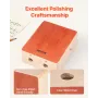 Cajon Box Drum, with Internal Guitar Strings, Lightweight Wooden Percussion Box, Portable Birch Wood Drum with Travel Bag, Adjus
