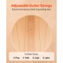 Cajon Box Drum, with Internal Guitar Strings, Lightweight Wooden Percussion Box, Portable Birch Wood Drum Musical Instrument wit
