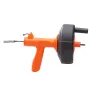 Drain Auger 762 cm, Plumbing Snake Auto Feed, Plumbers Snake with Drill Attachment, Pipe Snake Drain Clog Remover for Kitchen Ba