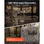 Hunting Blind, 6-7 Person, 288 Degree 5 Side See-Through Ground Blinds with Carrying Bag, Portable Camouflage Tent, Durable Conc