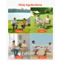Folding Camping Table, Portable Roll Up Side Tables, Small Lightweight Aluminum Beach Table, Compact with Carry Bag, for Outdoor
