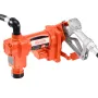 Fuel Transfer Pump, 12V DC 61 L/min(16 GPM) 186W(1/4 HP) Diesel Pump, Extractor Pumps with Manual Nozzle, Discharge Hose and Suc