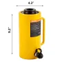 30Ton 10.2 cm Stroke Hollow Hydraulic Cylinder Jack 29937.1 kg Lift Cylinder Industrial Durable Automotive Body Bending