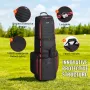 Golf Travel Bag, Outdoors Soft-Sided Golf Travel Cover, Heavy Duty 1800D Polyester Oxford Wear-Resistant Waterproof, Padded Lugg