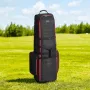Golf Travel Bag, Outdoors Soft-Sided Golf Travel Cover, Heavy Duty 1800D Polyester Oxford Wear-Resistant Waterproof, Padded Lugg