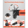 VEVOR Cordless Oscillating Tool, 20V Multitool Oscillating Tool with 6 Variable Speeds 8500 - 17000 OPM, 3.2° Oscillating Angle,