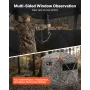 Hunting Blind, 6-7 Person Ground Blinds with Carrying Bag, Portable Camouflage Tent, Reinforced Durable Concealed Shelter with S