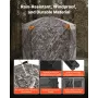 Hunting Blind, 6-7 Person Ground Blinds with Carrying Bag, Portable Camouflage Tent, Reinforced Durable Concealed Shelter with S