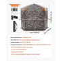 VEVOR Hunting Blind, 6-7 Person Ground Blinds with Carrying Bag, Portable Camouflage Tent, Reinforced Durable Concealed Shelter 