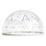 Garden Dome Igloo, 4.5 x 2.7 m Outdoor Clear Bubble Tent for 4-7 Person, Weatherproof Geodesic Dome Greenhouse with Window, PVC 