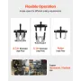 Bearing Puller Kit, 14-Piece 5 Ton Capacity Bearing Separator, Pinion Wheel Bearing Removal Kit with 50 mm and 70 mm Jaws, Beari