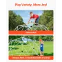 VEVOR Climbing Dome, 305cm Geometric Dome Climber, 453kg Loading Jungle Gym Playground with 2 Basketballs & Octopus Net, Easy-As