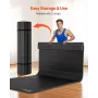 3x1.5m Wrestling Mat, Martial Arts Thick Mat for Home Gym Workouts Exercise, Waterproof PVC Roll-Up Training Mats for Gymnastics