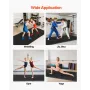 3x1.5m Wrestling Mat, Martial Arts Thick Mat for Home Gym Workouts Exercise, Waterproof PVC Roll-Up Training Mats for Gymnastics