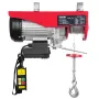 Electric Hoist, 798 kg Lifting Capacity, 1450W 220V Electric Steel Wire Winch with Wireless Remote Control, 1219 cm Single Cable