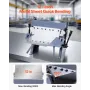 VEVOR Box and Pan Brake, 305 mm/12 inch Sheet Metal Bending Brake, 20-Gauge Mild Steel Capacity, 0-135 Degree Adjustable, Metal 