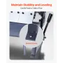 Box and Pan Brake, 305 mm/12 inch Sheet Metal Bending Brake, 20-Gauge Mild Steel Capacity, 0-135 Degree Adjustable, Metal Bender