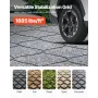 Gravel Grid, 3 Inch Depth, 24.93 x 9.52 FT / 7600 x 2900 mm, 1880 LBS Per Sq ft Grass Ground Retainer, Permeable Geo Grids Drive