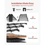 Gravel Grid, 3 Inch Depth, 24.93 x 9.52 FT / 7600 x 2900 mm, 1880 LBS Per Sq ft Grass Ground Retainer, Permeable Geo Grids Drive