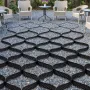 Gravel Grid, 3 Inch Depth, 24.93 x 9.52 FT / 7600 x 2900 mm, 1880 LBS Per Sq ft Grass Ground Retainer, Permeable Geo Grids Drive