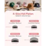 Hat Heat Press Machine, with 4pcs Interchangeable Platens, Precise Temperature and Time Control, Hat Press for HTV Iron On and S