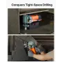 Low Profile Magnetic Drill Press, 1300 W, 35 mm Boring Diameter, 10000N Power Portable Mag Drill Press, 650RPM Speed, with Weldo