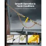 Ratchet Chain Binder, 10 mm x 6.1 m G80 Chains, 4173 kg Working Load of Ratchet Load Binder, Chains and Binders Set, Tie Down Ha
