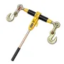 Ratchet Chain Binder, 10 mm x 6.1 m G80 Chains, 4173 kg Working Load of Ratchet Load Binder, Chains and Binders Set, Tie Down Ha