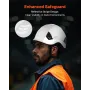 VEVOR Safety Helmet, ANSI/ISEA Z89.1 Approved ABS Safety Hard Hat with 6-Point Ratchet Suspension, Adjustable Vented Hardhat for