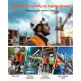 industriel sikkerhedshjelm, ANSI/ISEA Z89.1 godkendt ABS-hjelm