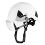 VEVOR Industrial Safety Helmet, ANSI/ISEA Z89.1 Approved ABS Hard Hat with Visor & 6-Point Ratchet Suspension, Adjustable Vented
