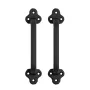 VEVOR Barn Door Handle, 2Pcs 231 mm Rustic Fence Gate Handle, Rust-Resistant Coating, Heavy Duty Carbon Steel Outdoor Gate Handl