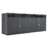 Trash Can Storage Garbage Can Storage Shed 4 x 52.79 Gal for Trash Cans